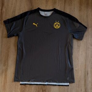 Puma Black and Gold Borussia Dortmund Men's Jersey